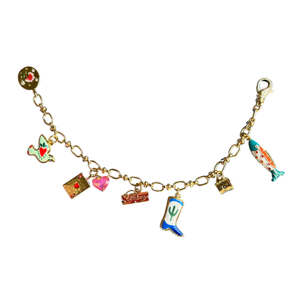 Cowboy Charm Bracelet