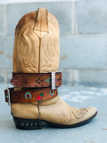 “Lucky Lady” - Boot Loot - 1 Pair (slightly bigger strap and bigger buckle)