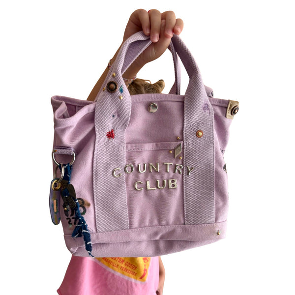 Country Club-Small Canvas Tote
