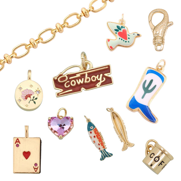 Cowboy Charm Bracelet